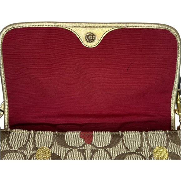 Coach Secret Admirer Large Flap Wristlet - Picture 6 of 7